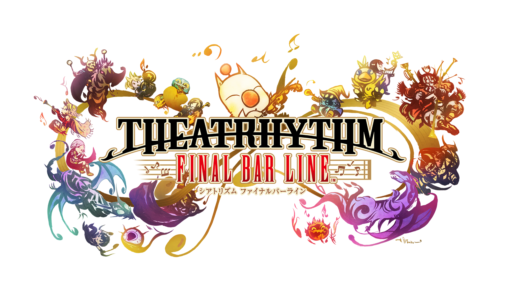 THEATRHYTHM FINAL BAR LINE　限定　ポスター　B2 THEATRHYTHM FINAL BAR LINE
